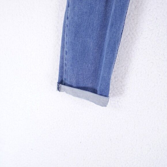 Democracy Freedom Jegging Light Blue Denim Jeans Size 14 35/28 Factory Distresse - Picture 2 of 9